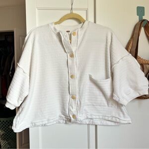 Free People Matilda Terry Cardigan